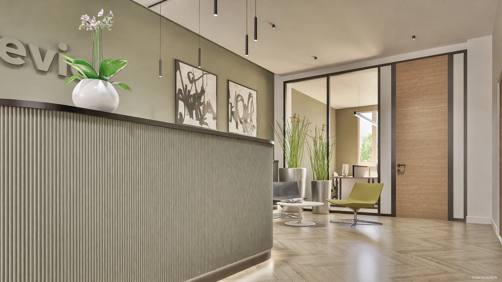 Des bureaux qui accueillent — Détail de l’accueil · Vue 9