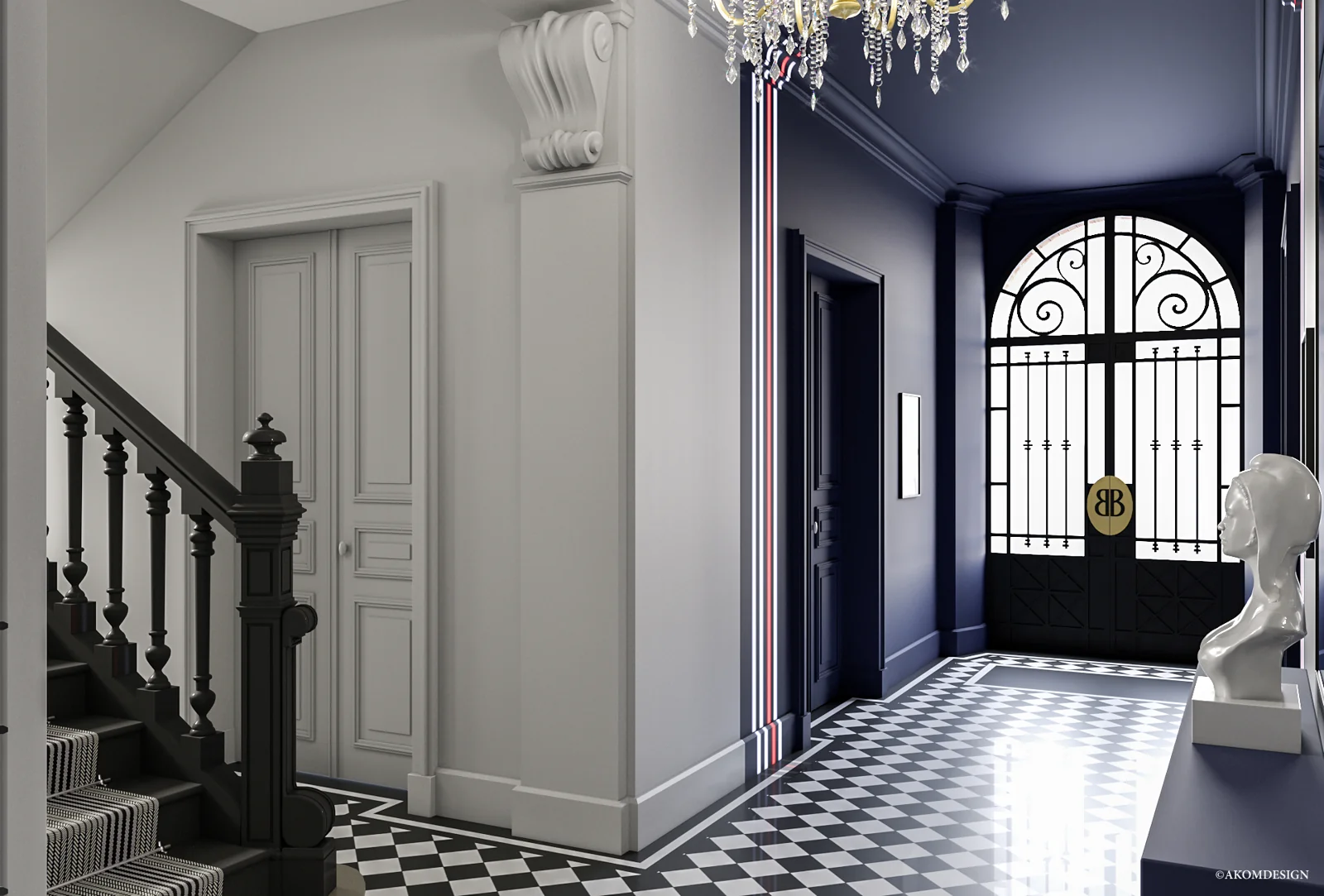Le caractère d’un salon bleu — Couleurs & patrimoine intérieur · Vue 4