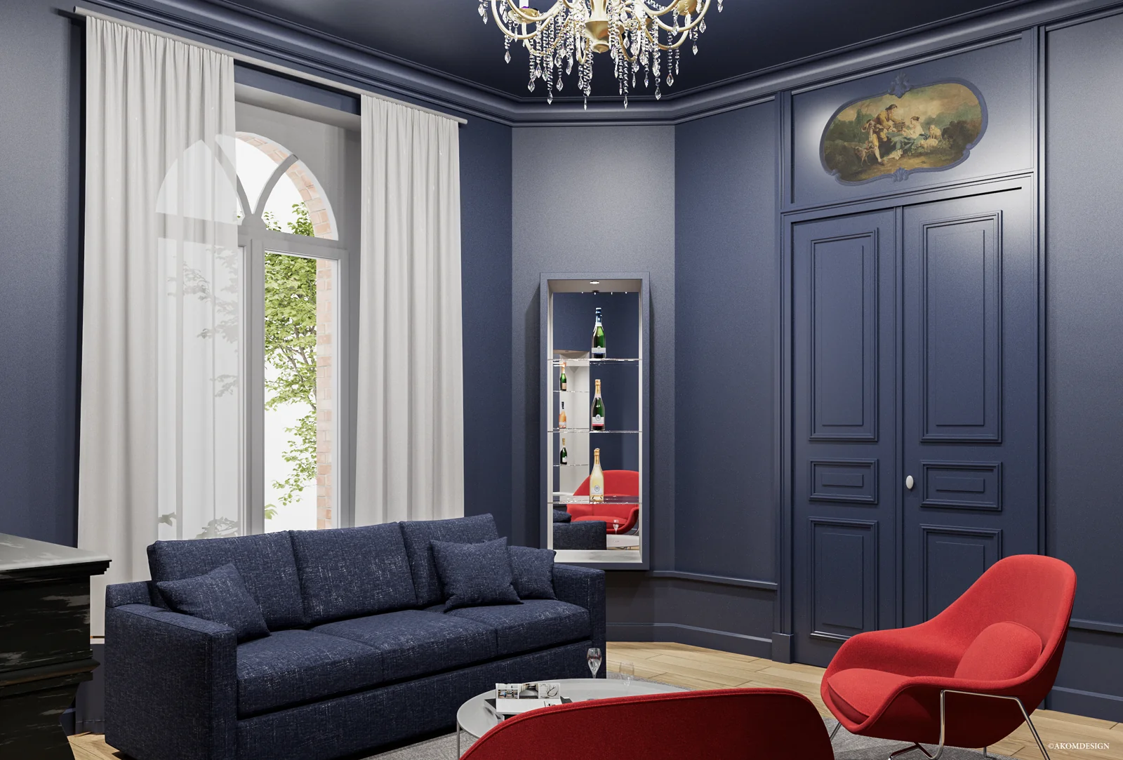 Le caractère d’un salon bleu — Couleurs & patrimoine intérieur · Vue 2